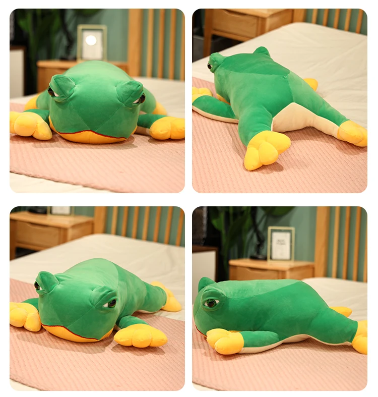 Free sample plush stuffed green frog animal toy ugly frog stuffed plush toys promotional mini plush frog keychain
