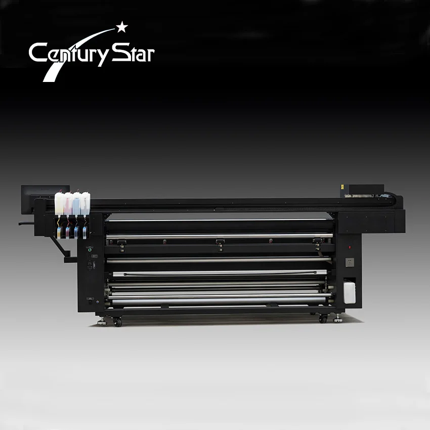 2.1m Textile Printing Machine Flag Making Machine High Quality Digital Fabric Sublimation Printer With 4 I3200 Headprints