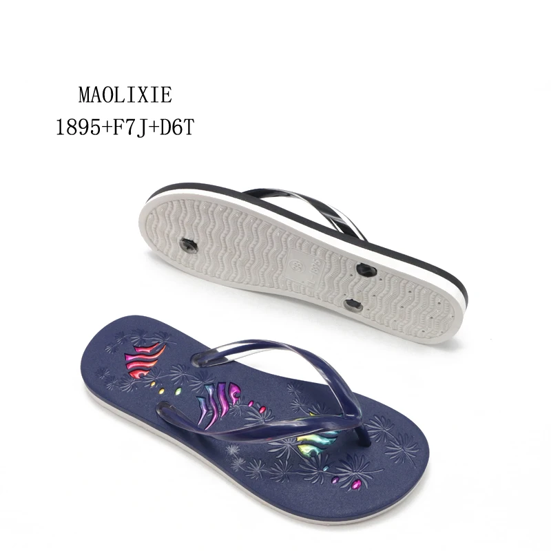 Custom Ladies Flip-flops Shoes Slipper Women Wedge Chappal Flip Flops Slippers Sandals