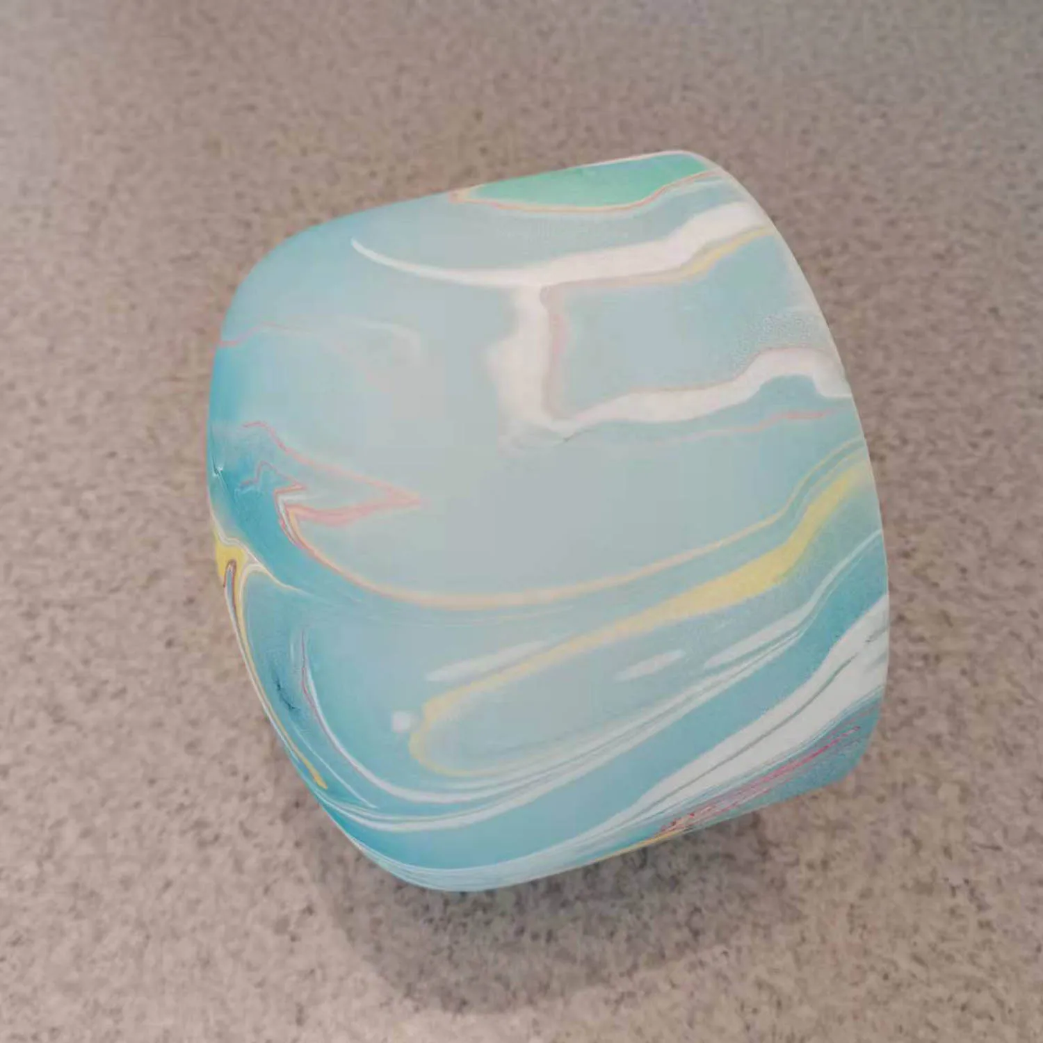 Colorful Ringchant  8 inch Chakra Quartz Crystal singing bowls