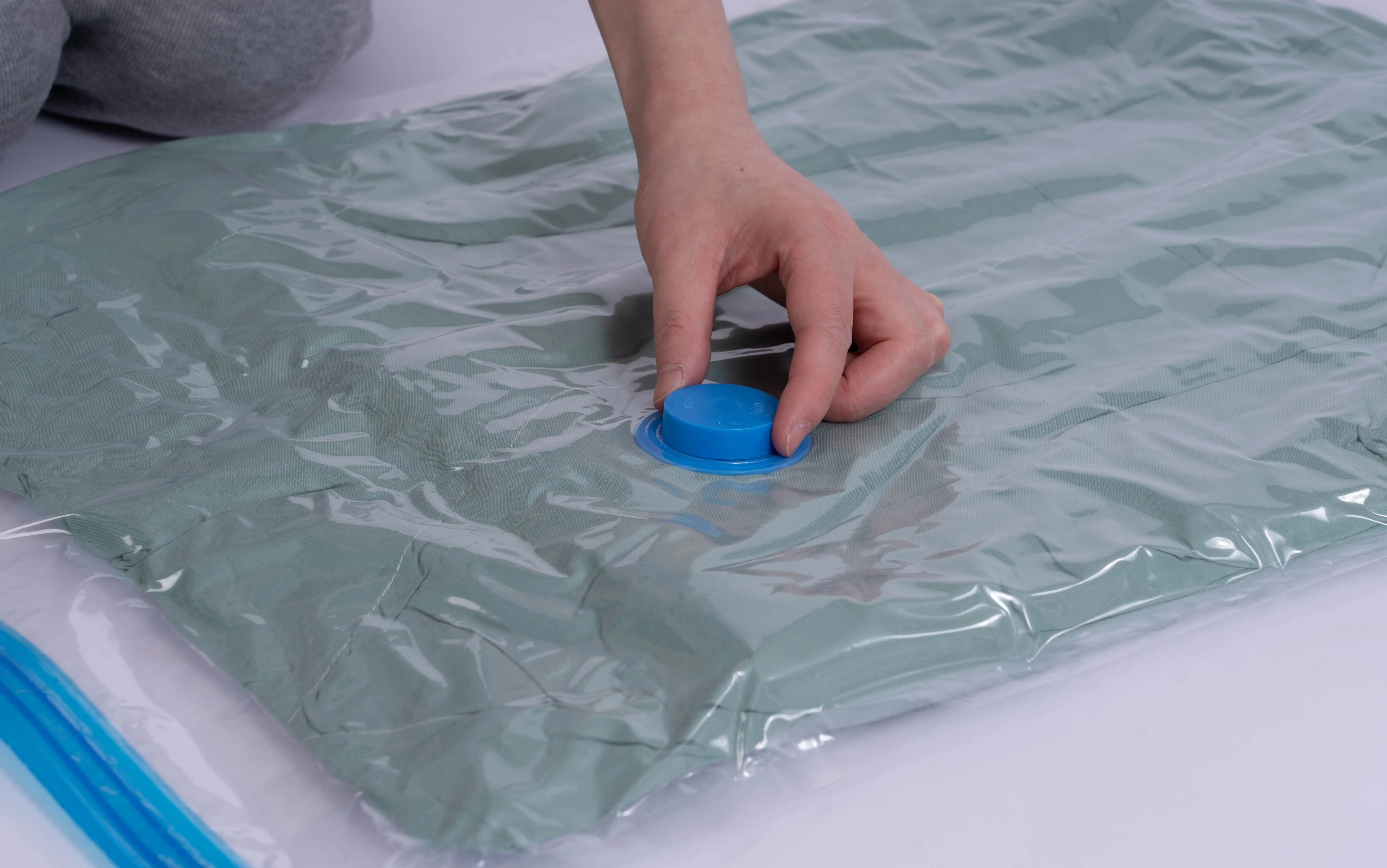 Plastic Reusable Vacuum Bag Compressed Mattress Vacuum Bag Clothing Storage Bags Space Saving Household Organizer