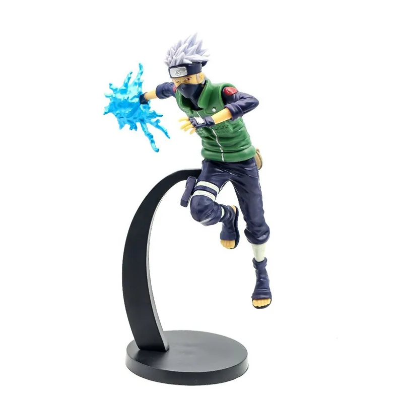 New selling Nar-uto Six Generations Sharingan Battle Reche Kakashi Hand-made Hatake Kakashi Ornament Figure