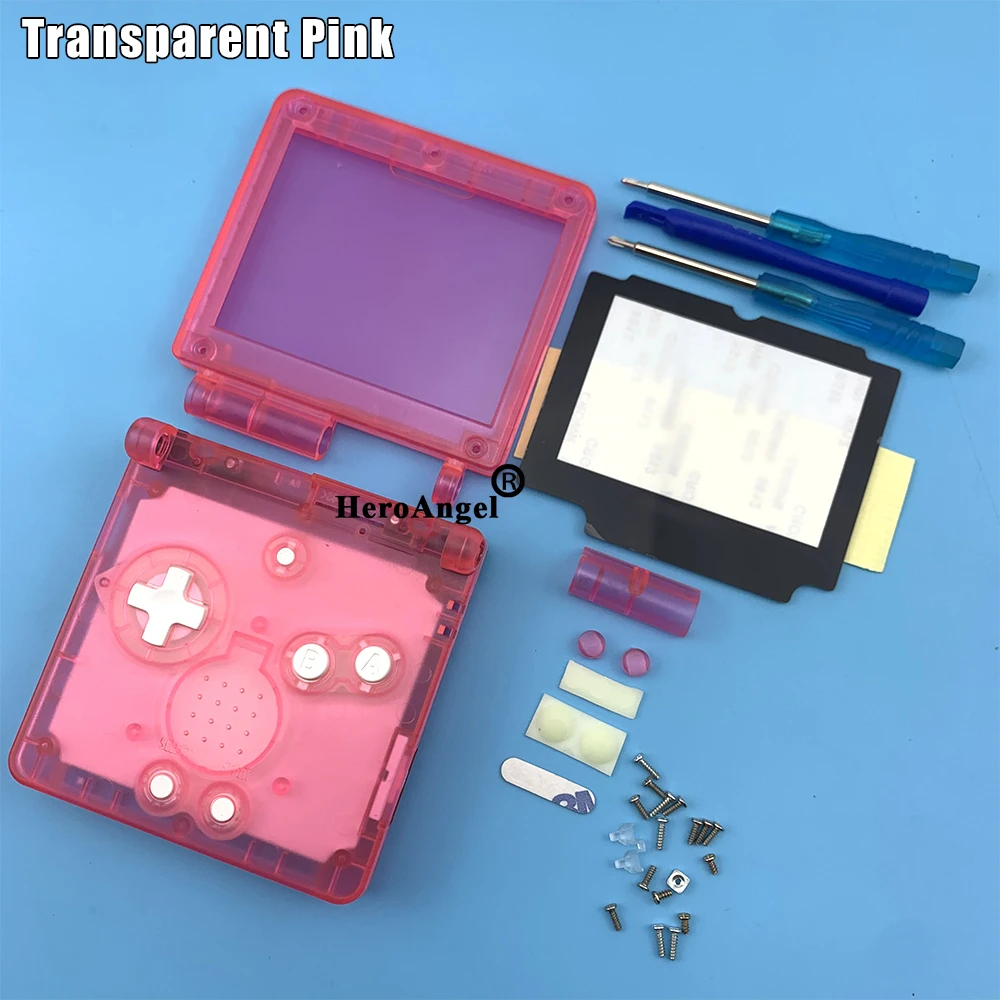 Прозрачный защитный чехол для игровой консоли GameBoy Advance GBA SP корпус