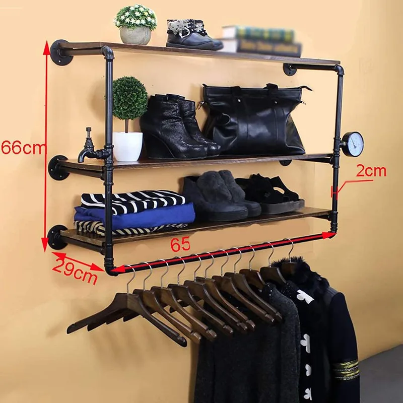 Multi Function wall mounting Coat Racks Standing With Metal Frame For Living Room Furniture