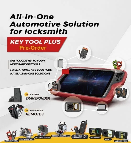 Xhorse VVDI Key Tool Plus Pad Support DOIP/CAN-FD/ CAN and K protocol switch pin/Chip pin detection smart key programming