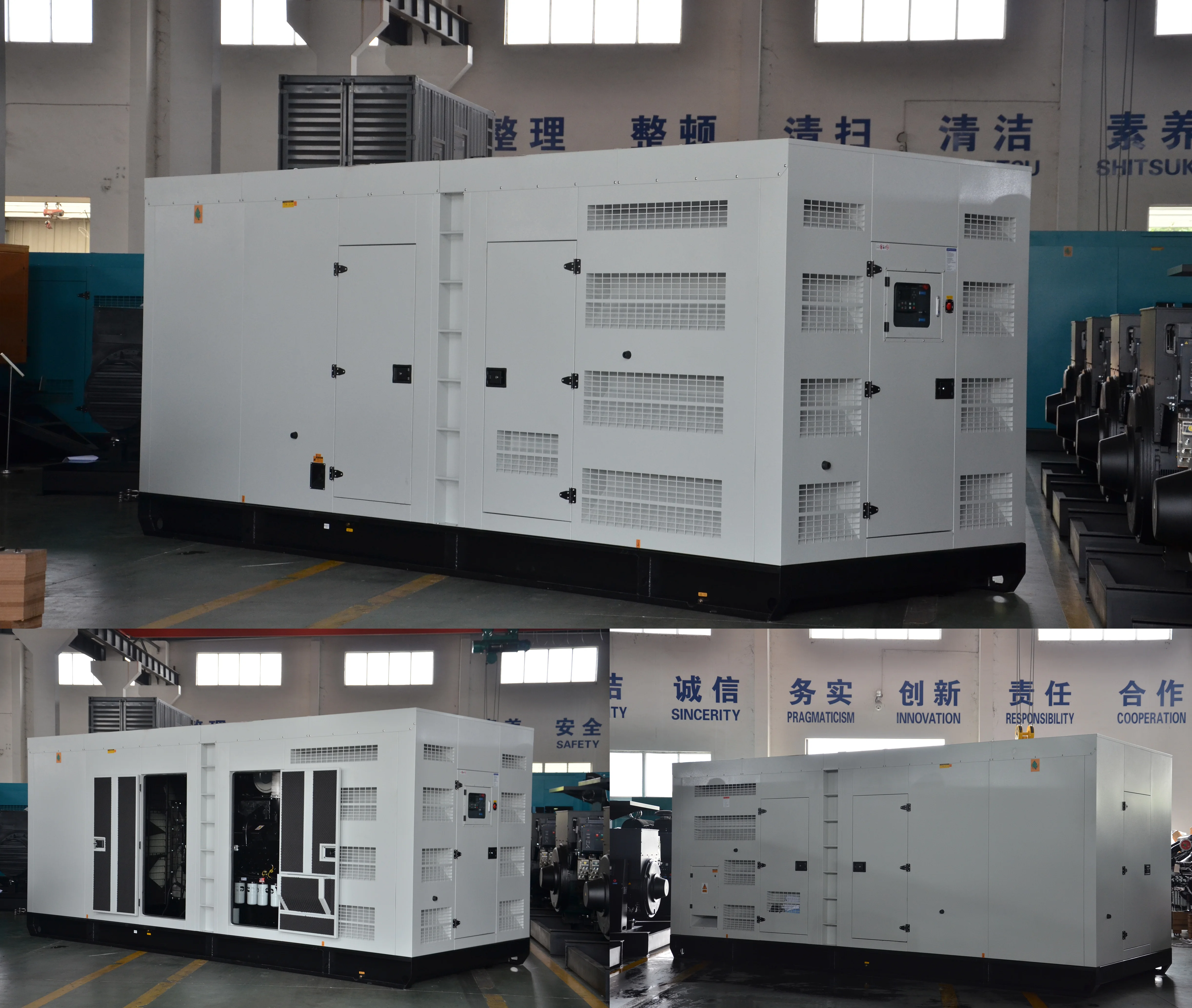 High performance 1000KVA 800KW Cummins Diesel Generator Power Generator Customized Available  Price 1mva