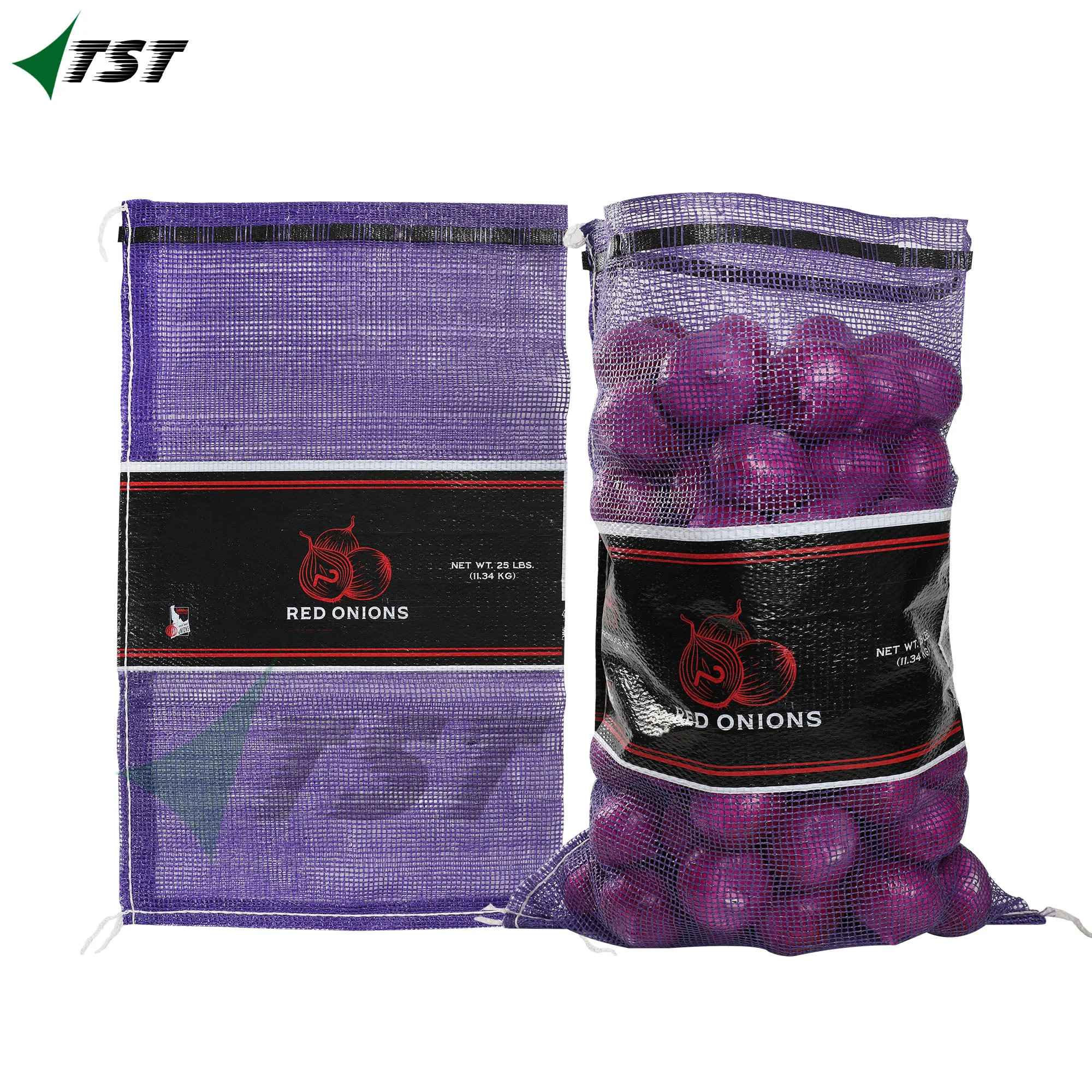 High Quality Red Purple Onion Bag 25kg/25kg Bag/mesh