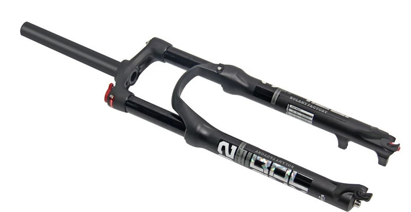 Bicycle Fork Aluminum Alloy Suspension Fork Bicycle Air Pressure A pillar Shoulder Control MTB Fork