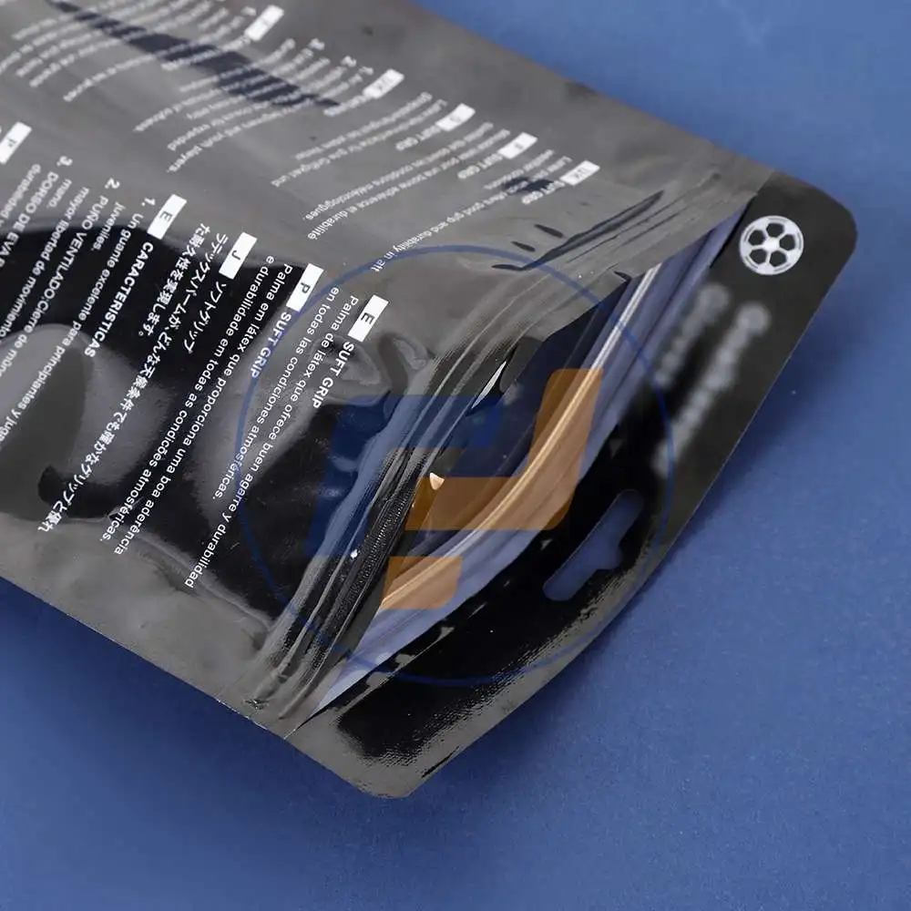 Высококачественная упаковка индивидуальный образец mylar 24*20 см полиэтиленовый пакет на молнии
