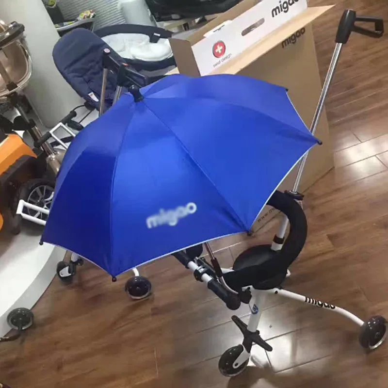 Custom Strollers Adjustable Baby Stroller Car Umbrella with Clip Stroller Accessories Kids Children Pram Shade Holder Manual