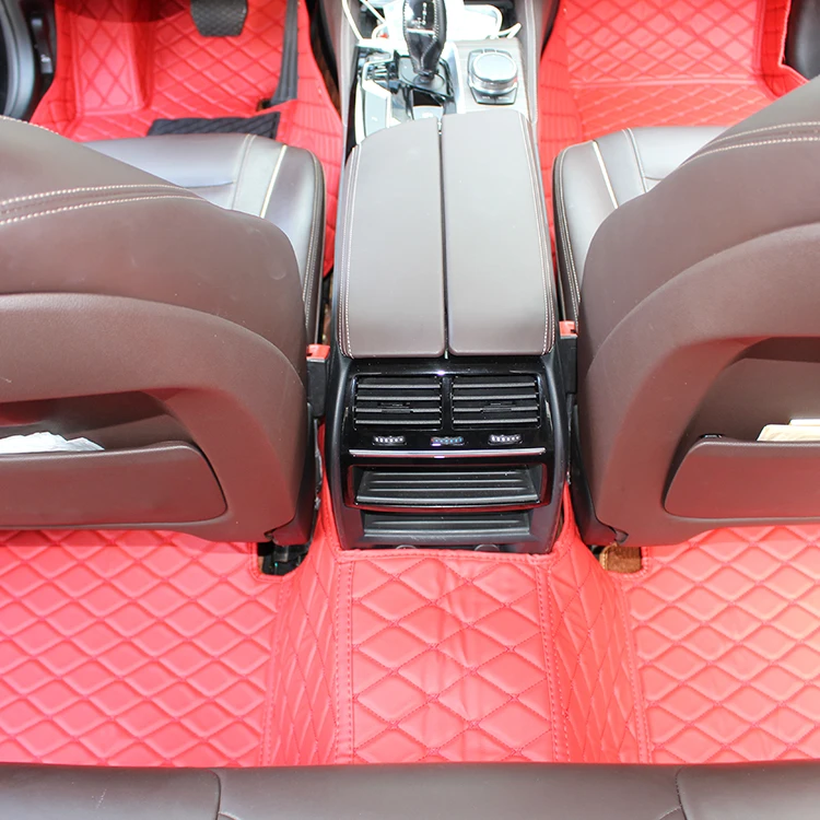 Classic luxury customization Breathable PVC Red car mats fit mg  For Right Hand Drive Cars