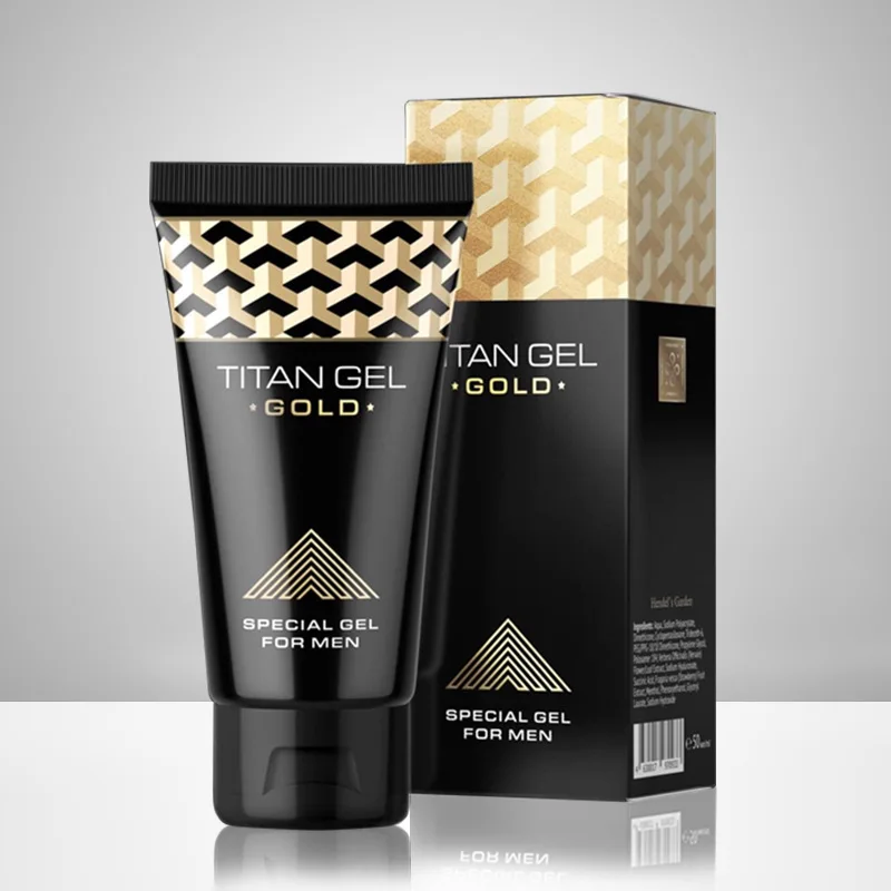 Original White Tube Titan Gel Gold Russian Sex Products