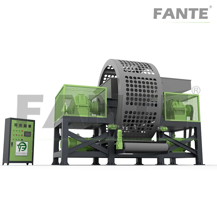 Factory Rubber Tyre Shredder Prices Waste Tires Recycling Machine Plant Scrap Tire Recycling Production Line