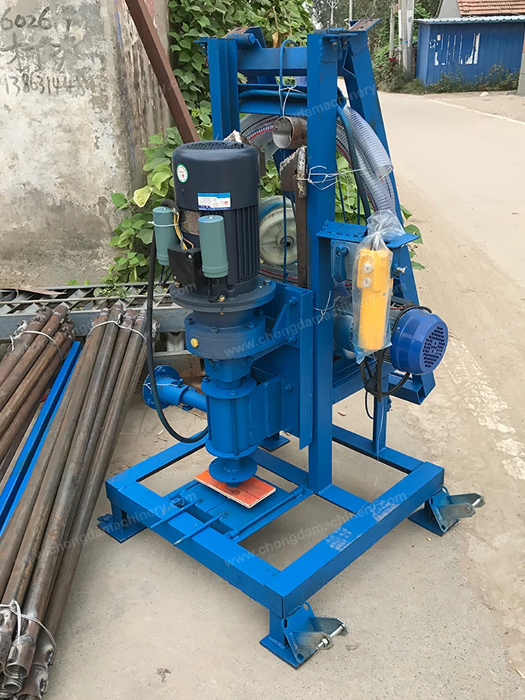 Low Price Electric Type Underground Deep Water Borehole Drilling Machine For Sale