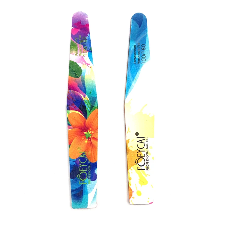 100 180 240 Custom logo 150 nail file pink emery board files for nails