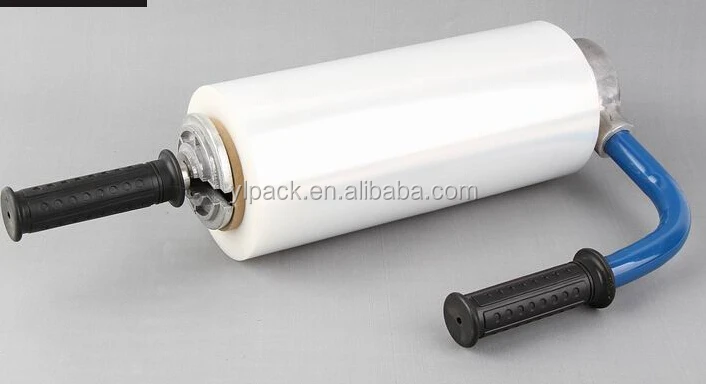 18 Micron Hand Use LLDPE Wrap Stretch Film Packaging Transparent Pvc Film OEM LS Moisture Proof Transparent Plastic Soft Casting