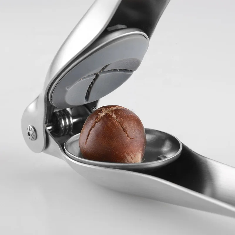 Portable Nutcracker Clip Pliers Walnut Cutter Kitchen Tool Chestnut Opener Knife