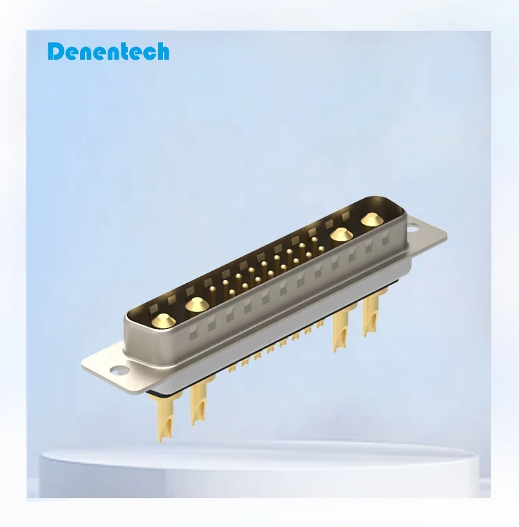 Professional custom High Power Contact 21W4 Male Solder Type D-SUB Connector for AV equipment