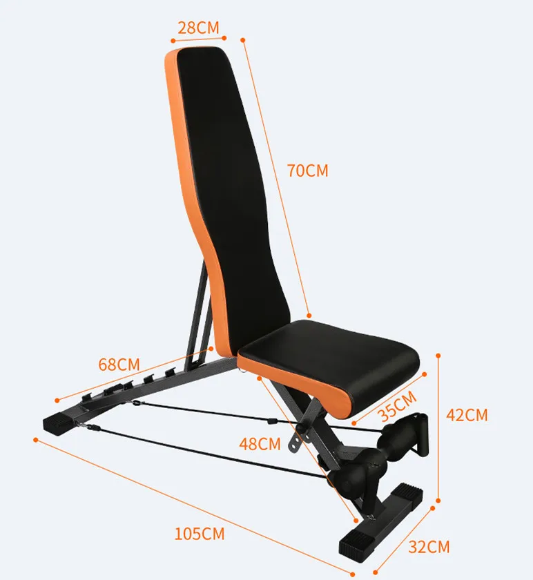 2022 Hot Sale 6 Gear Adjustable Height Dumbbell Bench