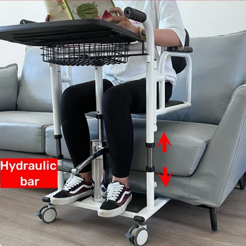 disabled patient lift transfer chair with wheels bed patient transfer lift chair elderly