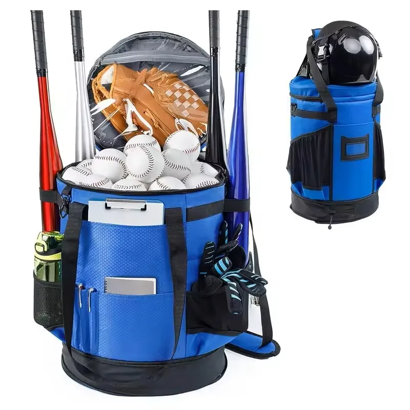 New Arrival Expandable Baseball Bucket Bag Sport Equipment Bag Baseball Catchers Bag