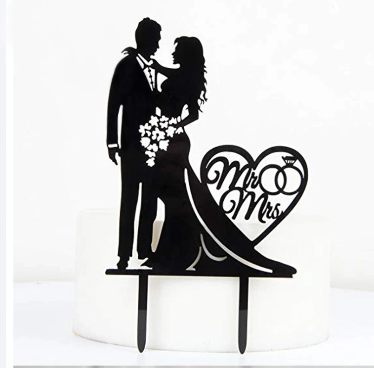 New Style Happy Birthday Wedding Dessert Party Cake Insert Card Acrylic Cake Topper
