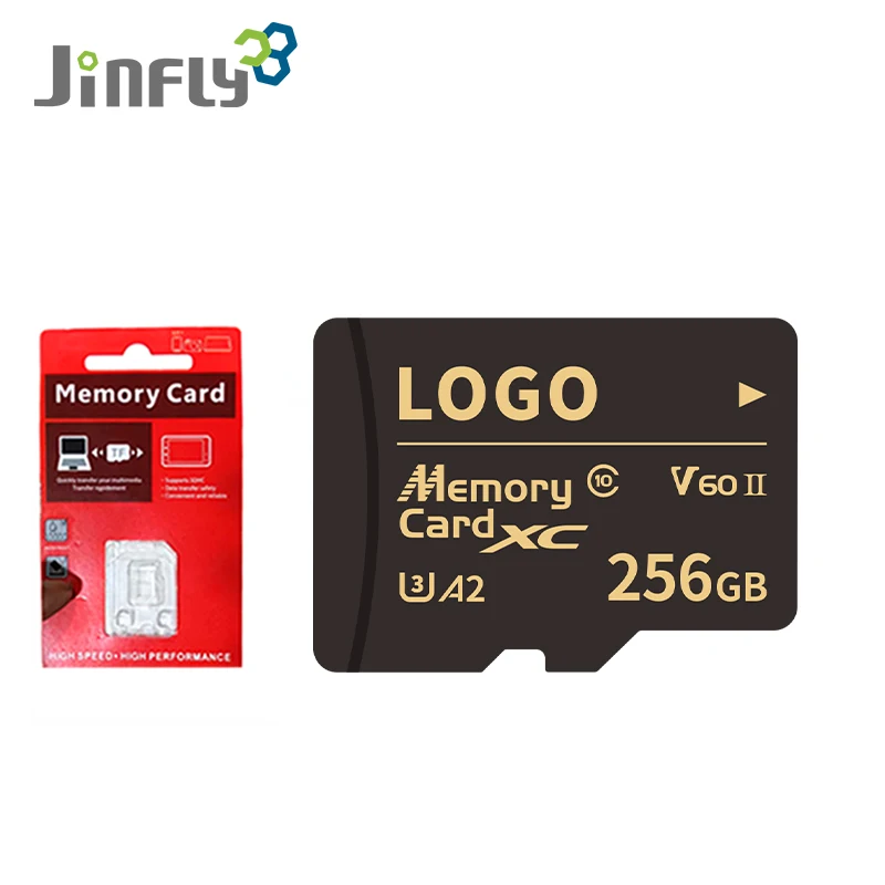 JINFLY High Speed Memoria 64GB SD Card 32 GB 1GB 2GB 4GB 8GB 16GB 32GB 64GB 128GB Custom Memory SD Card for MP4 GPS Camera