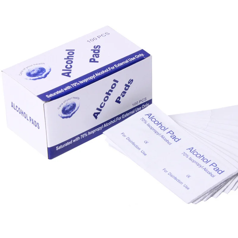 
alcohol pad for professional and hospital use 75% disinfection 