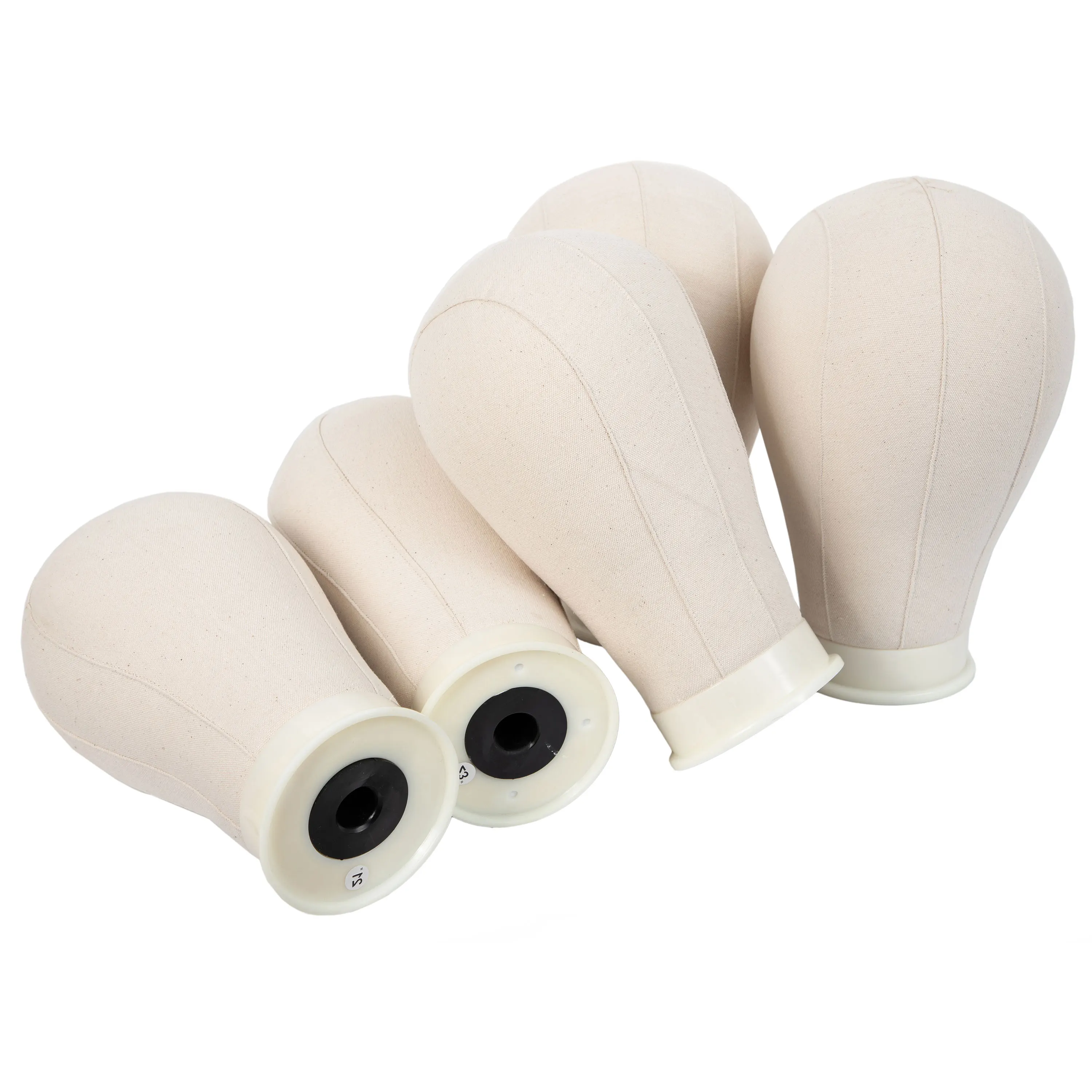 G&T Wig Training Mannequin Head Cork Canvas Block Dome Head Display Wig Stand Styling Mannequin Manikin Wig Head Stand