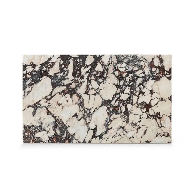 Luxury quality cheap price modern side table nordic Kaia Calacatta Viola Marble Plinth Block Large Coffee Table