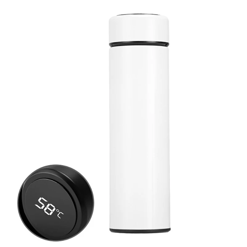 500ml Stainless Steel Smart Vacuum Cup Coffee Travel Mug Display Temperature