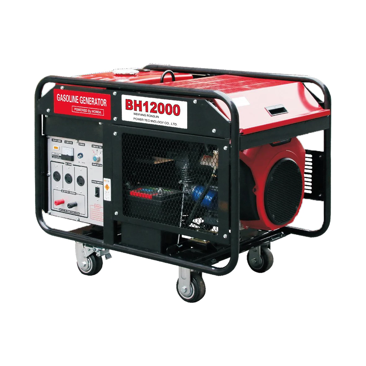 1kw 2kw 3kw 5kw 8kw 10kw portable gasoline generator with wheels yamaha engine small power home use air cooled electricity