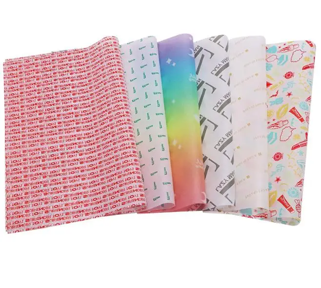 Custom Logo Snow Pear Beige Wrapping Tissue Paper Jewelry Perfume Packing Paper For Small Business