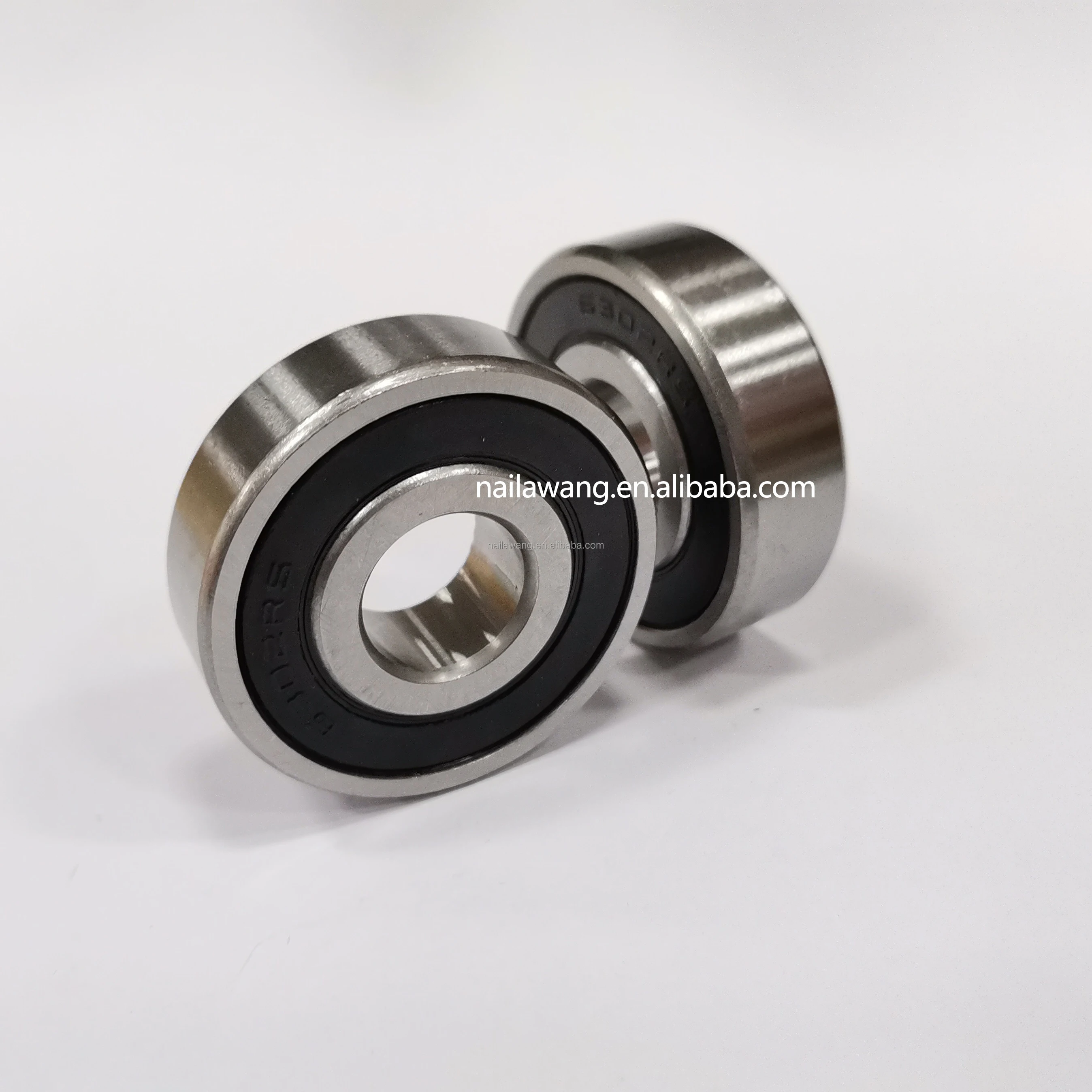 Standard Size Double Rubber Seals Miniature Deep Groove Ball Bearings 17mm X 40mm X 12mm 6203-2rs bearing