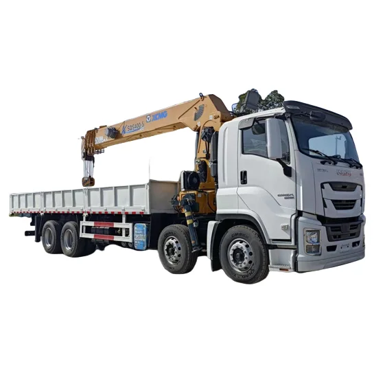 Грузовой кран ISUZU 8x4 14-тонный Телескопический кулачный для продажи