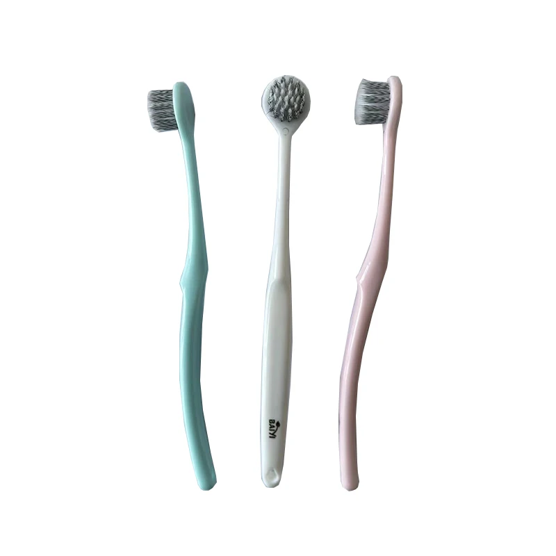 massage gum toothbrush soft spiral bristle  Wholesale OEM free sample Customized