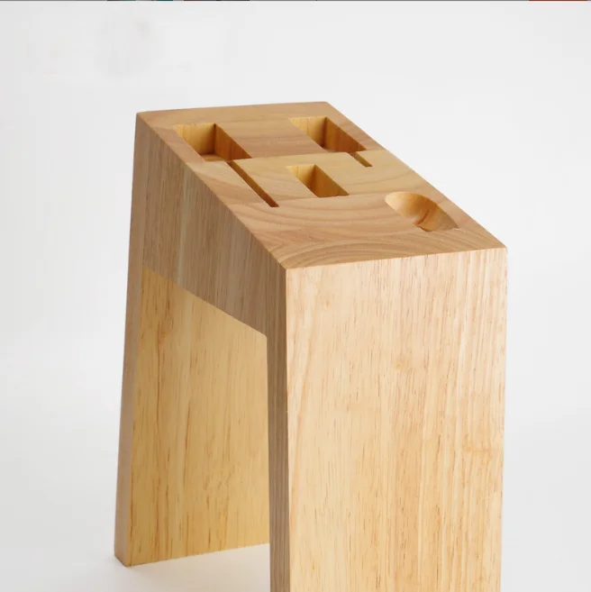 Hot selling Magnetic knife block Holder Rack Magnetic Stands wooden magnetic knife holder