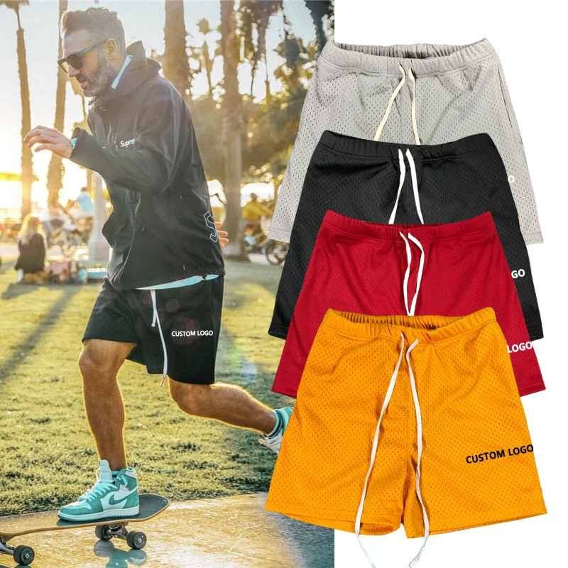 
Custom Running Board Basketball Shorts Sweat Beach Gym Printed Shorts Plain Plus Size Mesh Basketball Shorts 