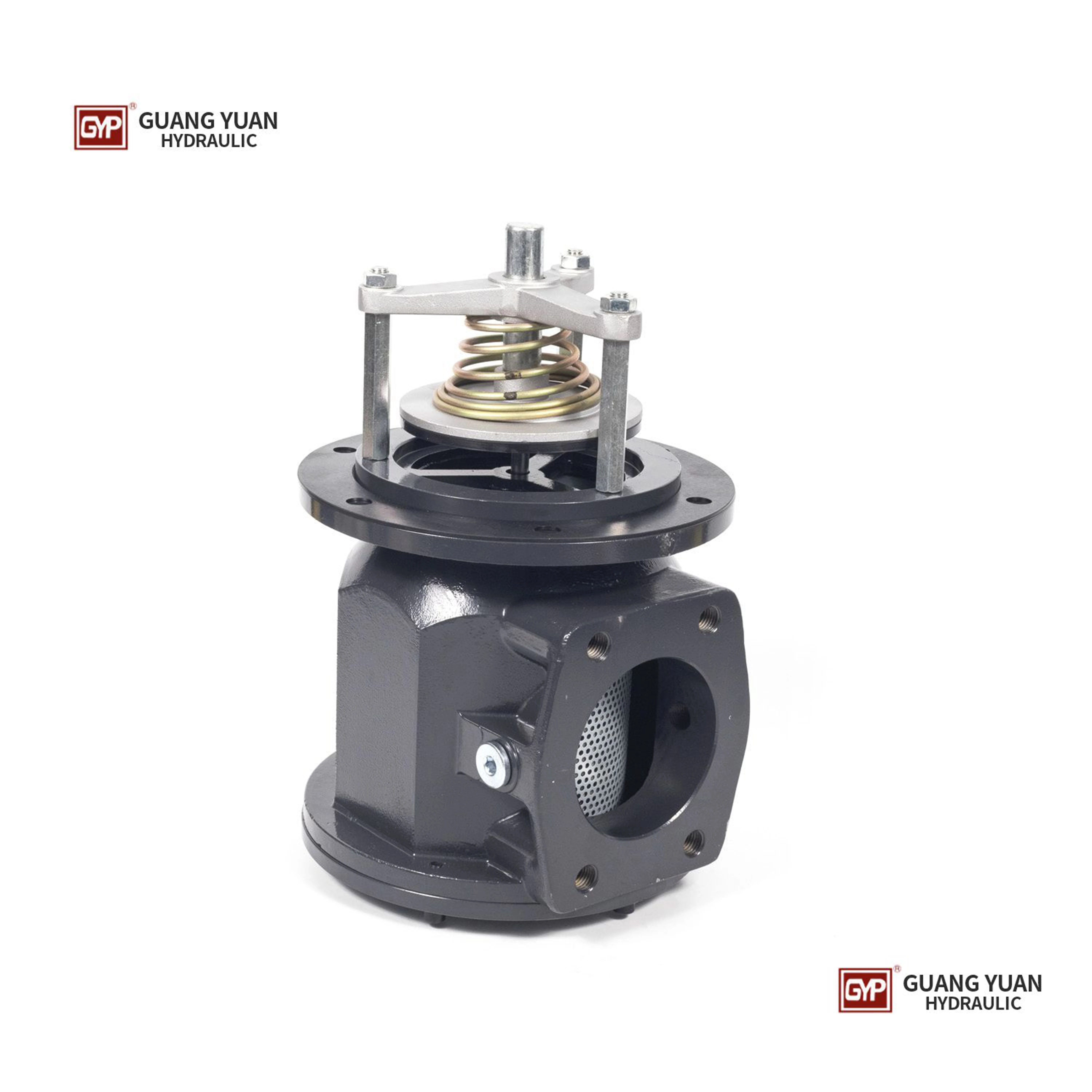 CFF-515 Suction filter with integrated shut-off valve to change cartridges without dripping.