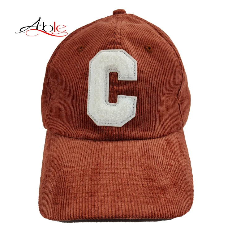 Able Casquettes Corduroy Brown Vintage New York Baseball Cap Custom Yupoong Ny Hats For Men