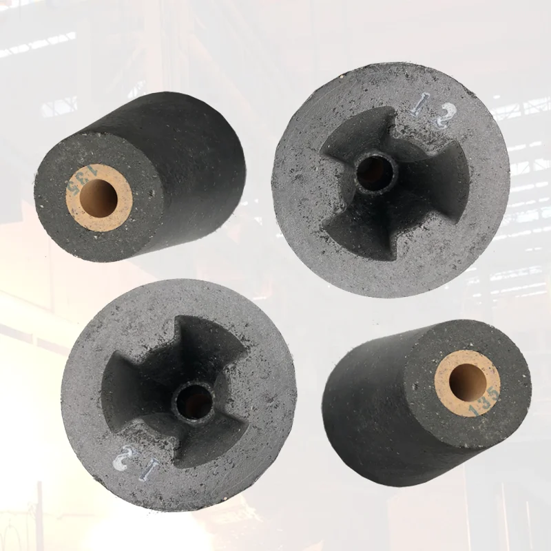 Non Swirling Tundish Composited Nozzle with zirconia insert