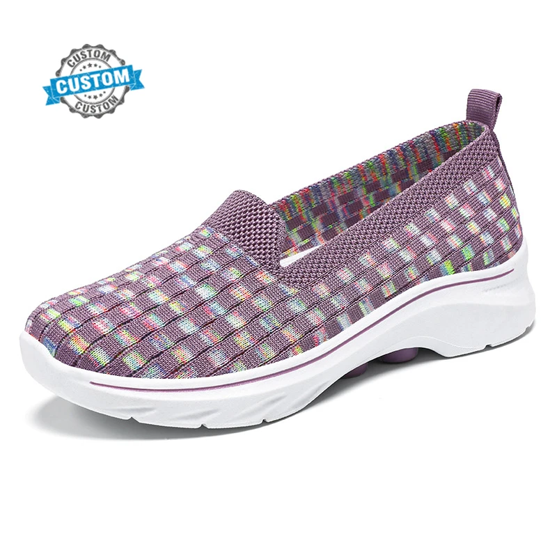 sports womens ladies casual shoes manufacturers fashionable walking new style slip on shoes for womens