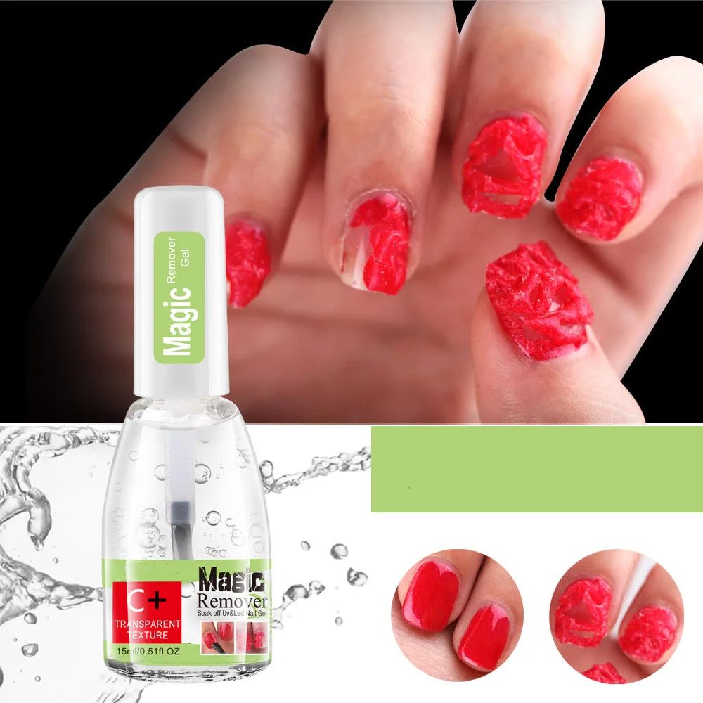 Hot-selling 15ml Nail Polish Remover Quickly Nails Remover Gel Easy Apply Nail Products 2021