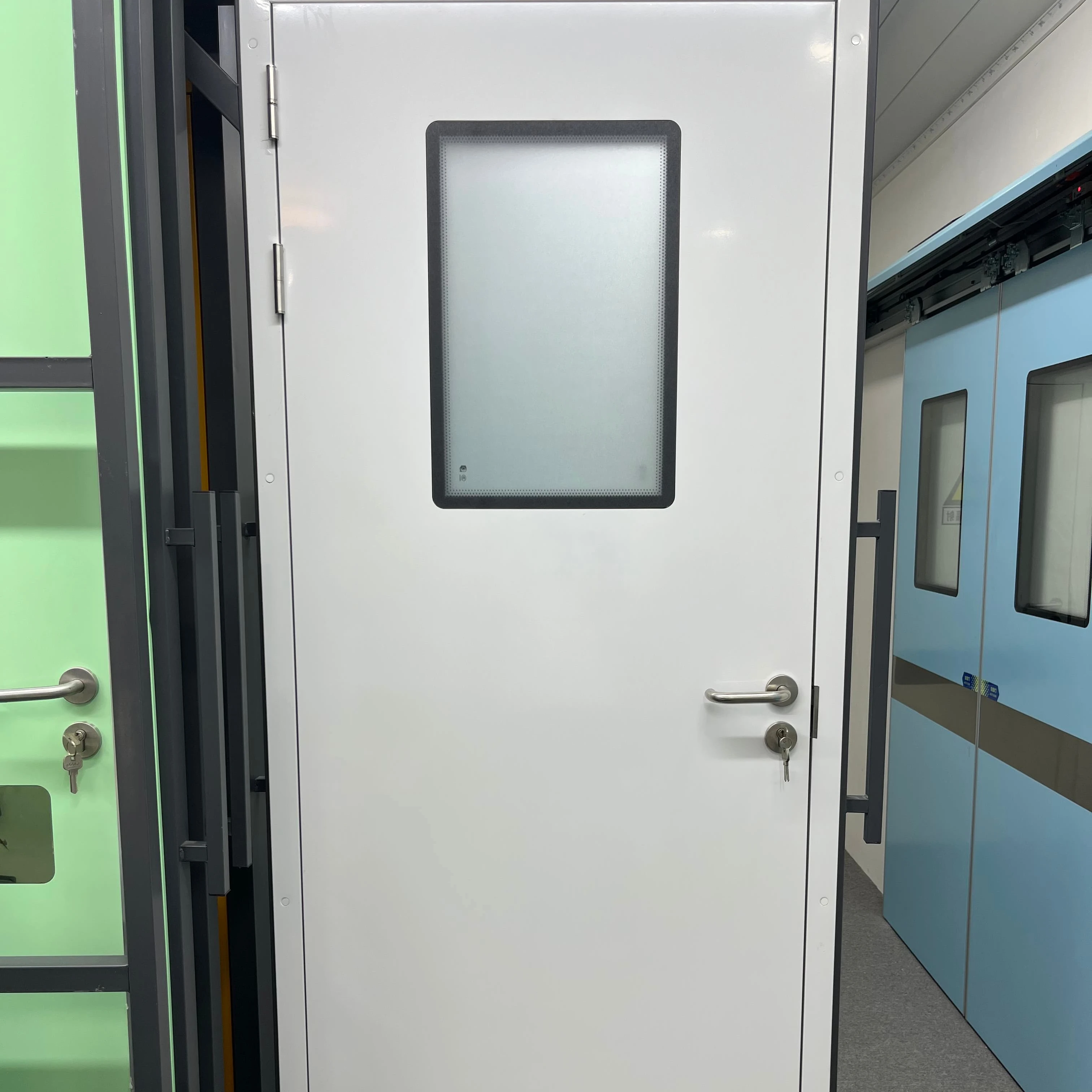 Горячая распродажа автоматическая Радиационная экранирующая дверь радиационно-стойкая свинцовая для рентгеновской комнаты больничная Защитная