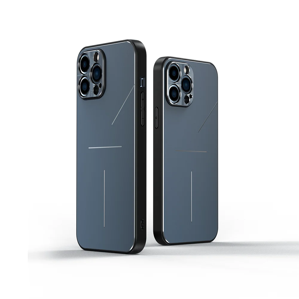 Geili Manufacture Hot Selling Aluminum Alloy Metal Style With Tpu Material Anti Fall Mobile Phone Case For Iphone 11 12 13