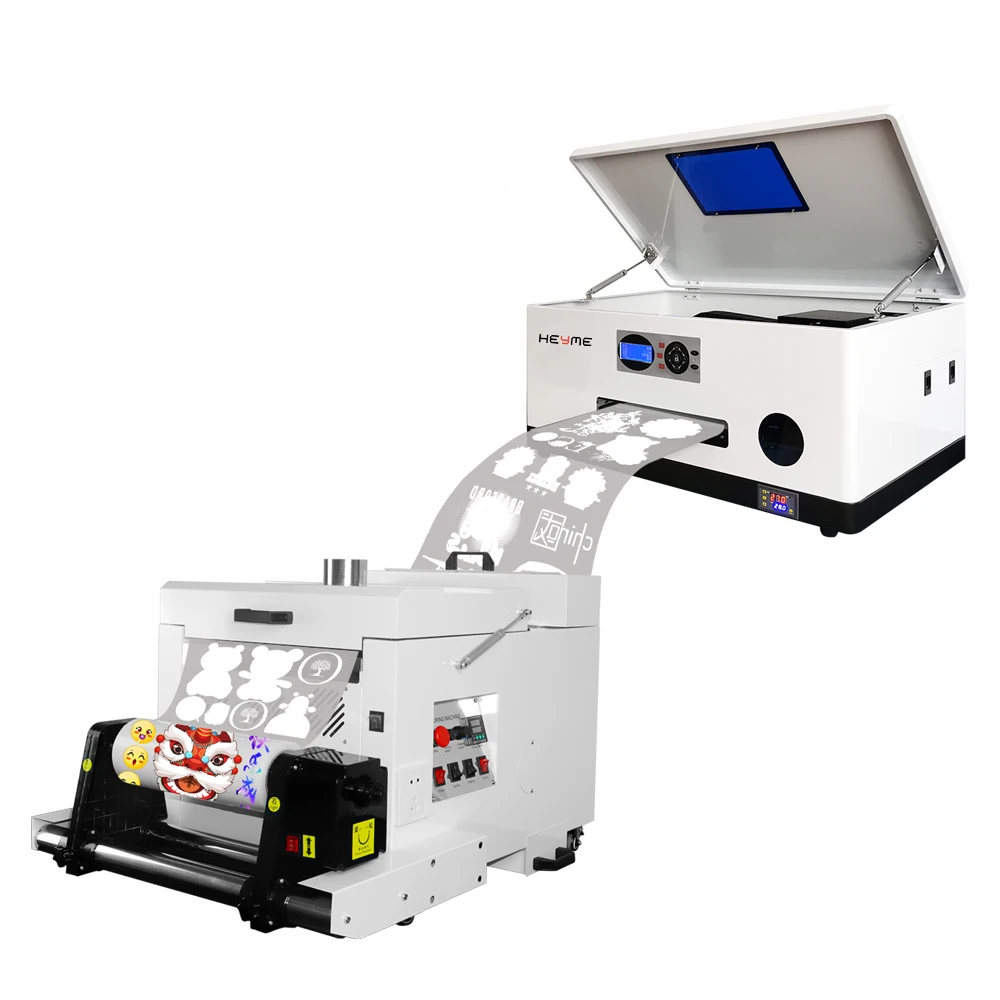2022 Heyme 7 days to door newest A3 size 30 12 inch  Double xp600 heads white toner printer machine DTF printer with Hoson