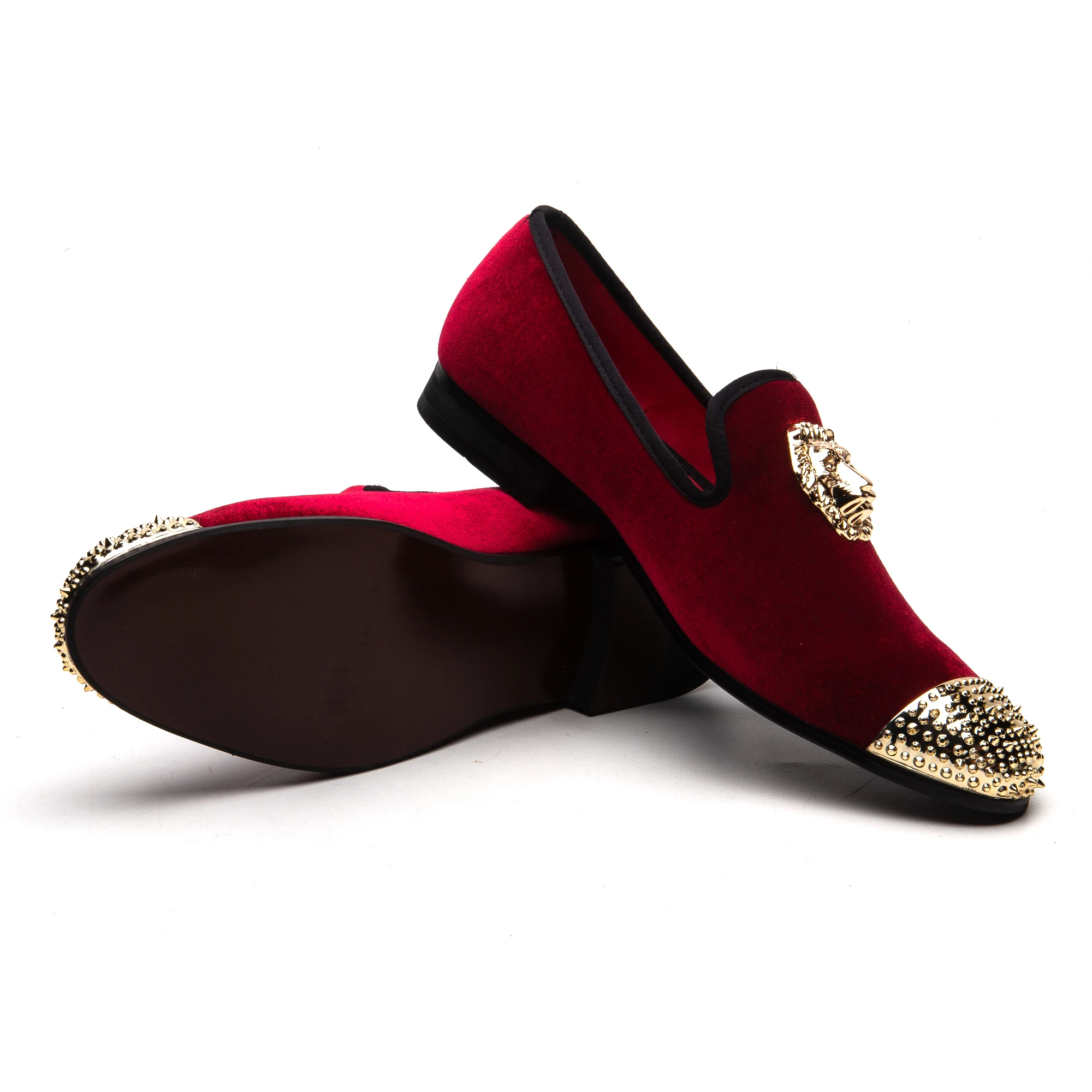 Мужские лоферы с золотой пряжкой, Мужская черная бархатная повседневная обувь, вечерние туфли, новые тапочки, обувь на плоской подошве