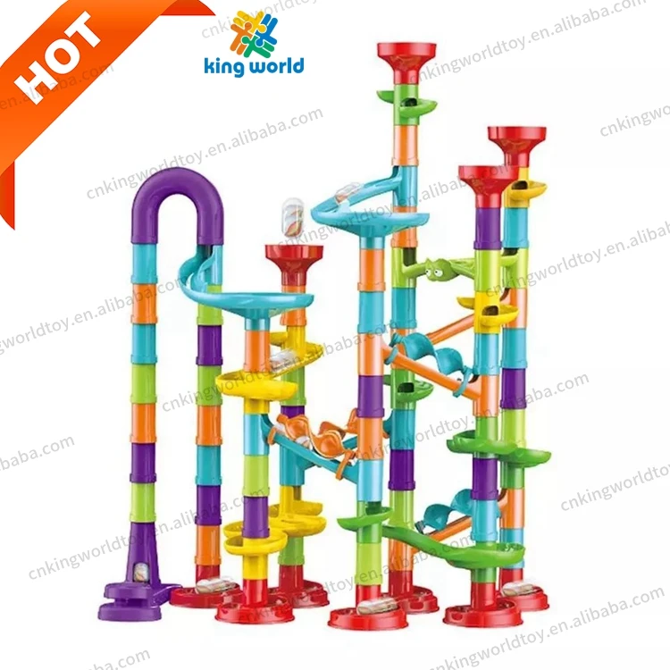 Hot selling Marble Run Toy Set 142 pcs Pack Educational Toys For Kids Marble Run Building Blocks