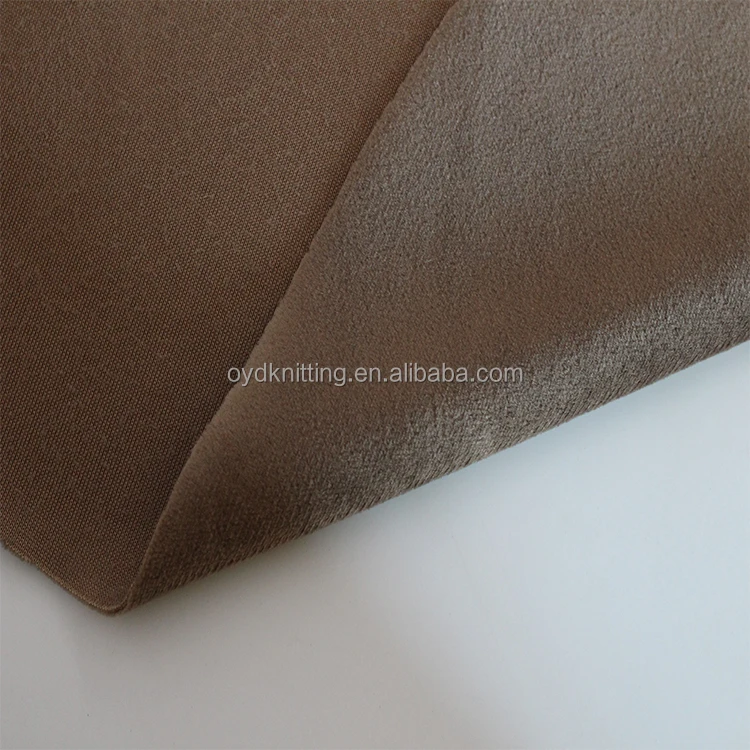 Plain Holland Velvet Fabric Plush Upholstery Fabric Velboa For Home Textile