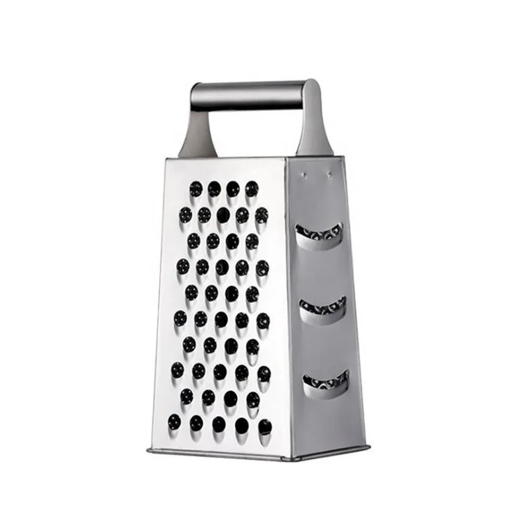 Kitchen Accessory Manual Steel Vegetable Cheese Grater 4 Sides Eco Friendly Fruit Grater